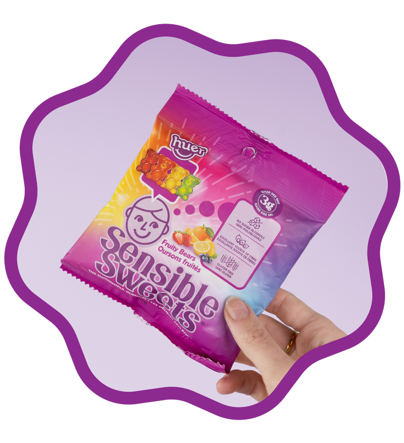 Sachets Mini d'Oursons Fruités Sensible Sweets