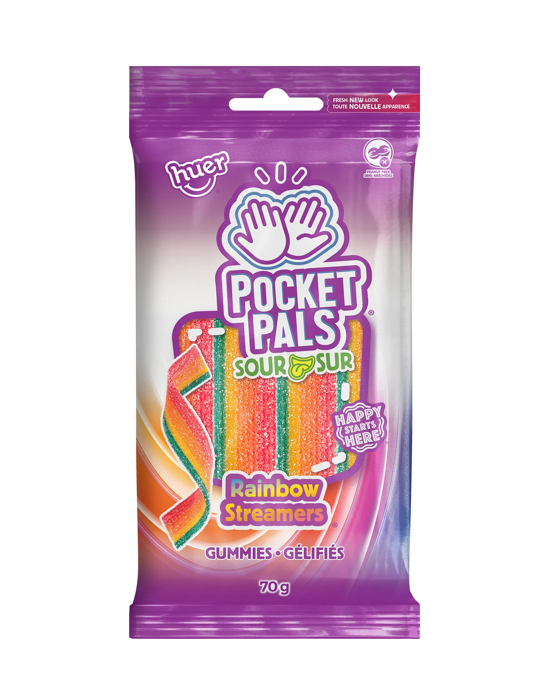 Huer Pocket Pals Rainbow Streamer Candy – Huer Foods